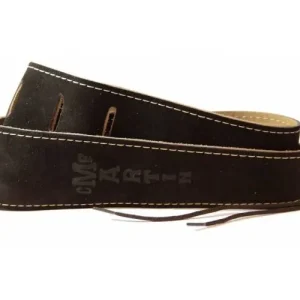 A0017 SANGLE CUIR DOUBLEE SUEDE MARRON Prix Réduit