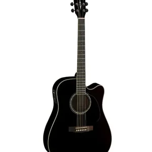 CORT MR710FBK GUITARE FOLK ELECTRO NOIR BRILLANT - pan coupé Prix Cassé