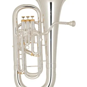 Usine Directe MIRAPHONE M5050 E10 "EDITION" EUPHONIUM 3+1 PISTONS ARGENTE + Housse