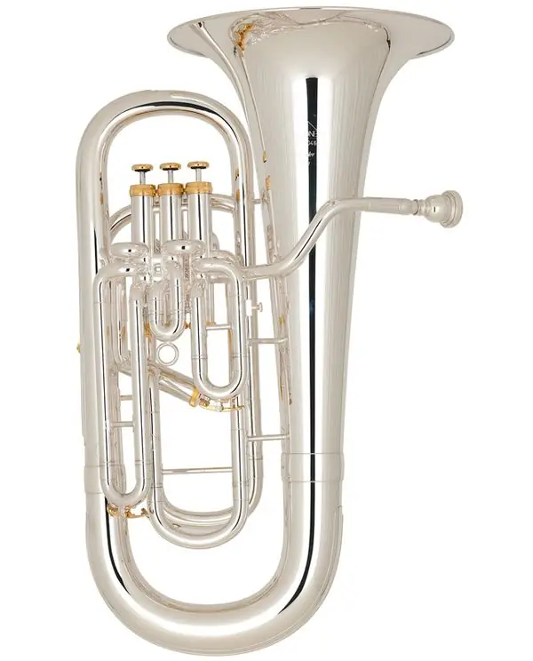 Usine Directe MIRAPHONE M5050 E10 "EDITION" EUPHONIUM 3+1 PISTONS ARGENTE + Housse