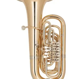 Bon Plan MIRAPHONE 282A TUBA 3/4 EN SIB 4 PALETTES VERNI CUIVRE ROSE + Housse