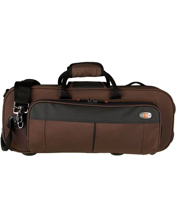 Seulement Aujourd'hui PROTEC PB301CT/CH ETUI SAC A DOS TROMPETTE CHOCOLAT - Avec BPstrap