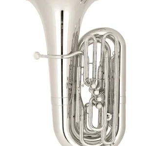 MIRAPHONE 12915 TUBA EN UT 4 PISTONS + 1 PALETTE ARGENTE + Housse Produit De Marque