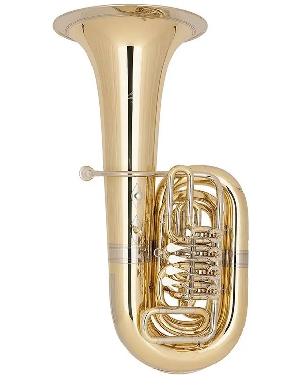 MIRAPHONE 86A TUBA EN UT 4 PALETTES VERNI + Housse Haute Qualité