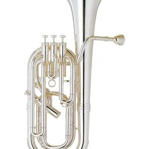 Marque YAMAHA YBH 621S BARYTON SIB 4 pistons argentée + étui & embouchure