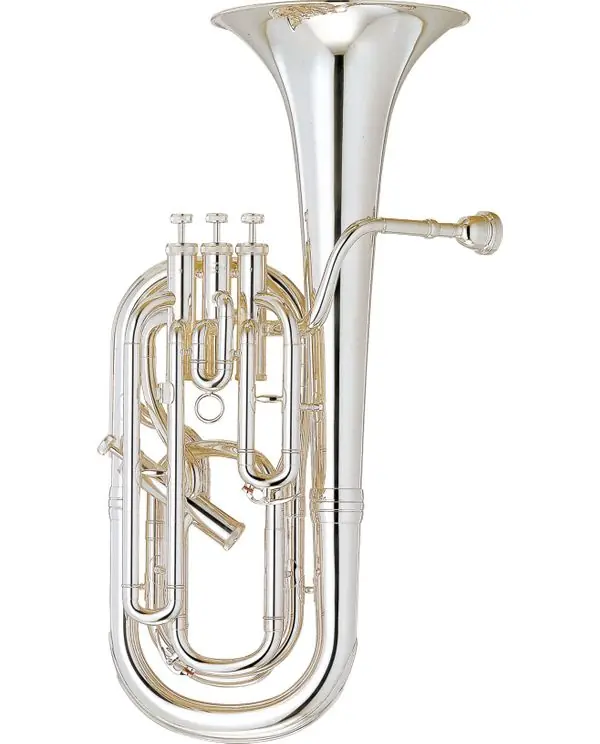 Marque YAMAHA YBH 621S BARYTON SIB 4 pistons argentée + étui & embouchure