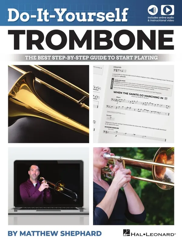 Produit De Marque Hal Leonard Do-It-Yourself Trombone - Shephard - Trombone - Book/Media Online