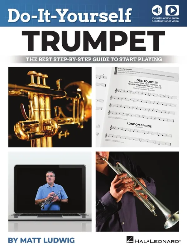 Must-Have Hal Leonard Do-It-Yourself Trumpet The Best Step-by-Step Guide to Start Playing - Ludwig - Trumpet - Book/Media Online