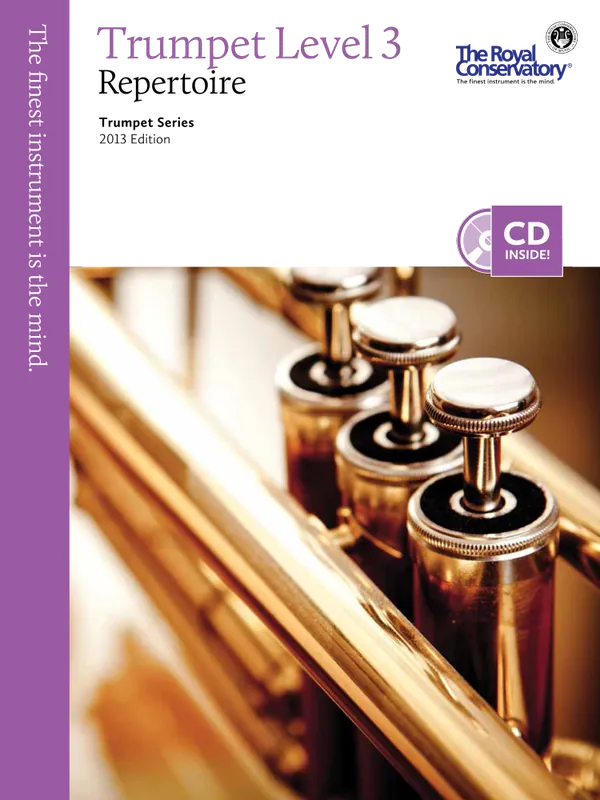 Frederick Harris Music Company RCM Trumpet Level 3 Repertoire - Trumpet Series 2013 Edition - Book/CD Commander Vite