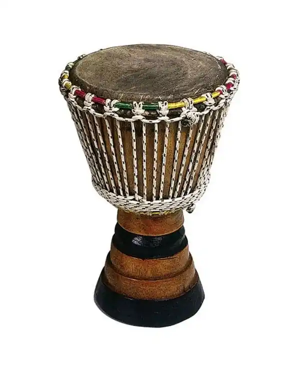Certifié FUZEAU DJEMBE SENEGAL PETIT (Diam 20 cm - H. 36 cm)