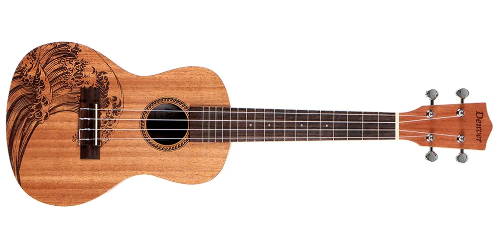 Denver Concert Ukulele - Wave Etch Seulement Aujourd'hui