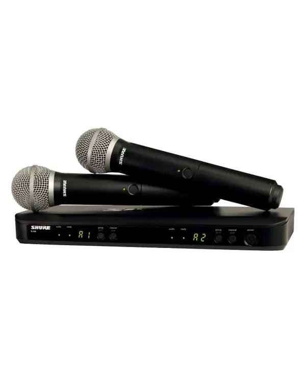 SHURE BLX288E-PG58-M17 SYSTEME COMPLET SANS FIL 2 MICROS PG58 Prix Cassé