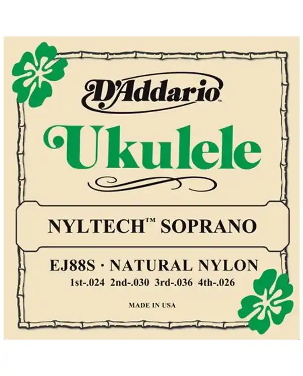 D‘ADDARIO EJ88S JEU CORDES UKULELE NYLTECH SOPRANO Retour Gratuit