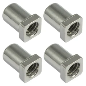 Promotion Saisonnière SPAREDRUM Cheminee Carree Snsq12B 12mm Laiton (x4)