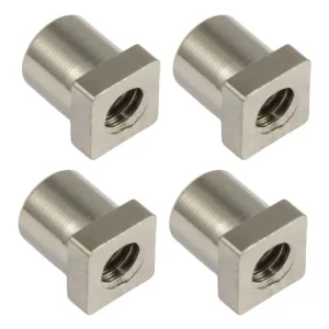 SPAREDRUM Cheminee Carree Snsq10B 10mm Laiton (x4) Achat Immédiat