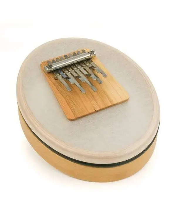 Prix Promo HOKEMA SANSULA BASIC KALIMBA 9 LAMES CAISSE BOIS & PEAU SYNTHETIQUE