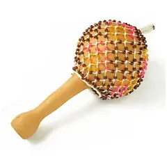 YOMAN Chekere 10Cm Filet Perles Pas Cher