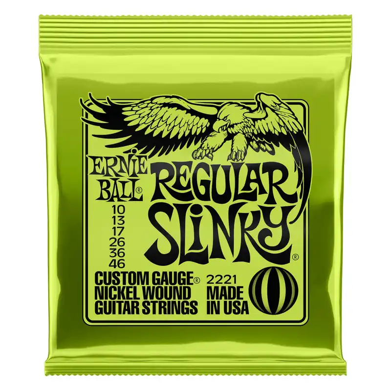 Ernie Ball Regular Slinky 10-46 Electric Strings Vente Flash
