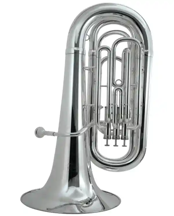 Acheter En Ligne BESSON BE1087 SERIE 1000 TUBA ETUDE SIB 3 PISTONS ARGENTE + ETUI