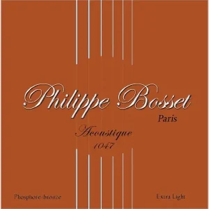 Vente Directe PHILIPPE BOSSET PBACP1047 JEU GUITARE FOLK (10-47)