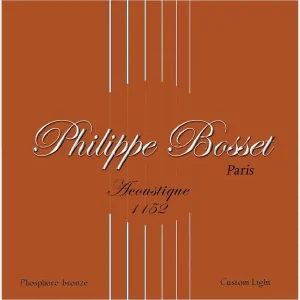 Jusqu'à Épuisement Des Stocks PHILIPPE BOSSET PBACP1152 JEU GUITARE FOLK (11-52)