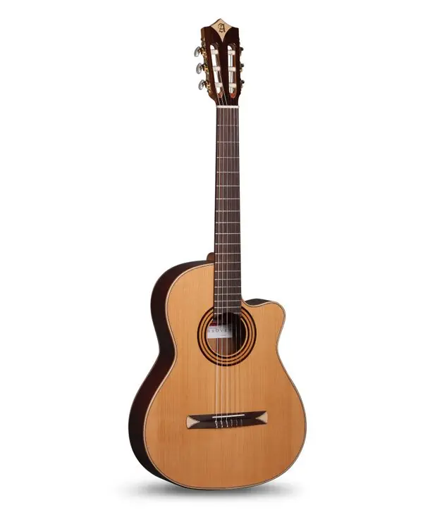 ALHAMBRA CS1 CW E1 Serie S GUITARE CLASSIQUE ELECTRO avec housse Marque