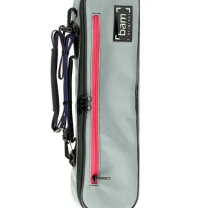 Top Vente BAM SG4009XLG "SAINT GERMAIN" HOUSSE D‘ETUI FLUTE TRAVERSIERE GRISE