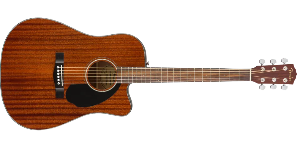 Fender CD-60SCE Dreadnought, Walnut Fingerboard - All-Mahogany Haute Qualité