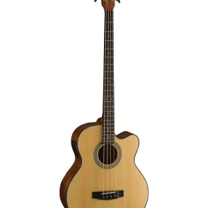 Populaire CORT SJB5F BNS BASSE ELECTRO-ACOUSTIQUE NATUREL SATINE - Avec housse