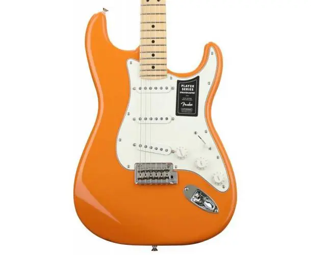 PLAYER STRATOCASTER CAPRI ORANGE Commander Maintenant