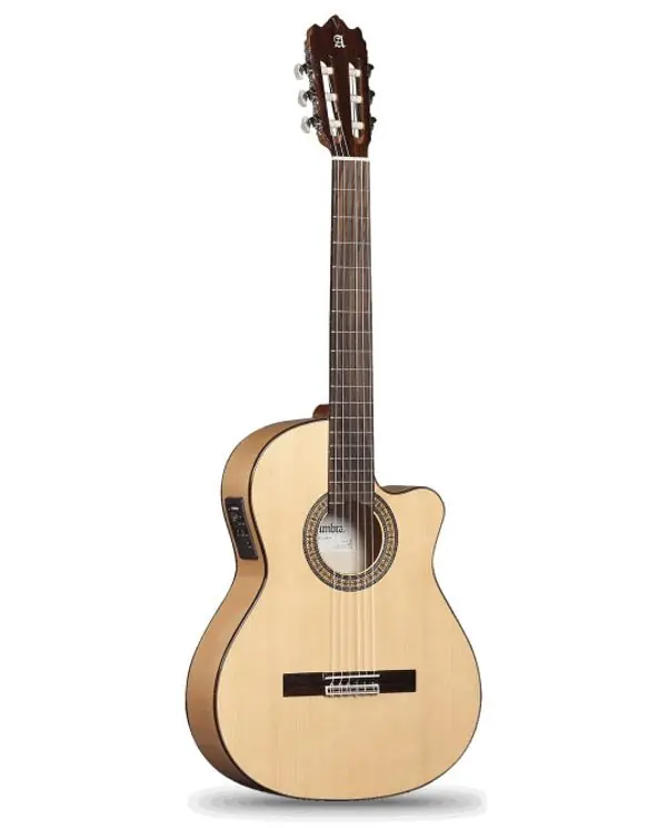 ALHAMBRA 3F CW E1 GUITARE FLAMENCO ELECTRO ACOUSTIQUE NATURELLE Meilleure Vente