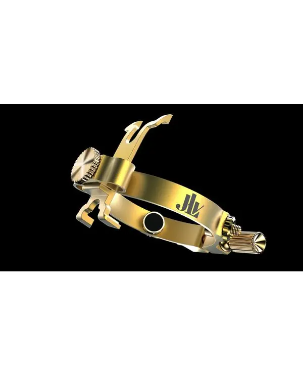 JLV LIGATURE SAXOPHONE TENOR LAITON BROSSE POUR BEC EBONITE Dernier Modèle