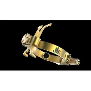 Seulement Aujourd'hui JLV LIGATURE SAXOPHONE TENOR LAITON BROSSE POUR BEC METAL