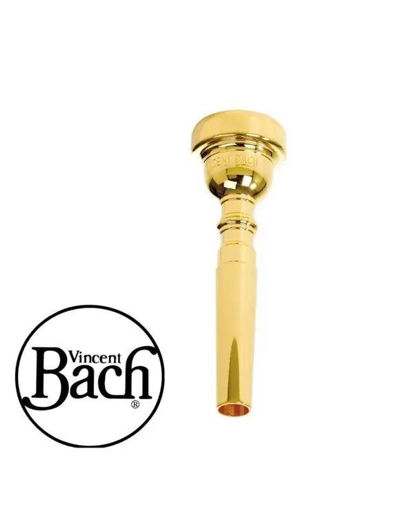 BACH 1-1/2C EMBOUCHURE TROMPETTE AURIFIEE Authentique