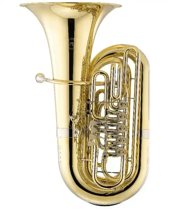 Réduction MIRAPHONE 291B 07000 "BRUCKNER" TUBA EN UT 5 PALETTES VERNI + housse
