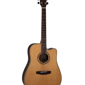Nouvelle Collection DOWINA CABERNET DCE GUITARE FOLK ELECTRO NATURAL - Table cèdre massif