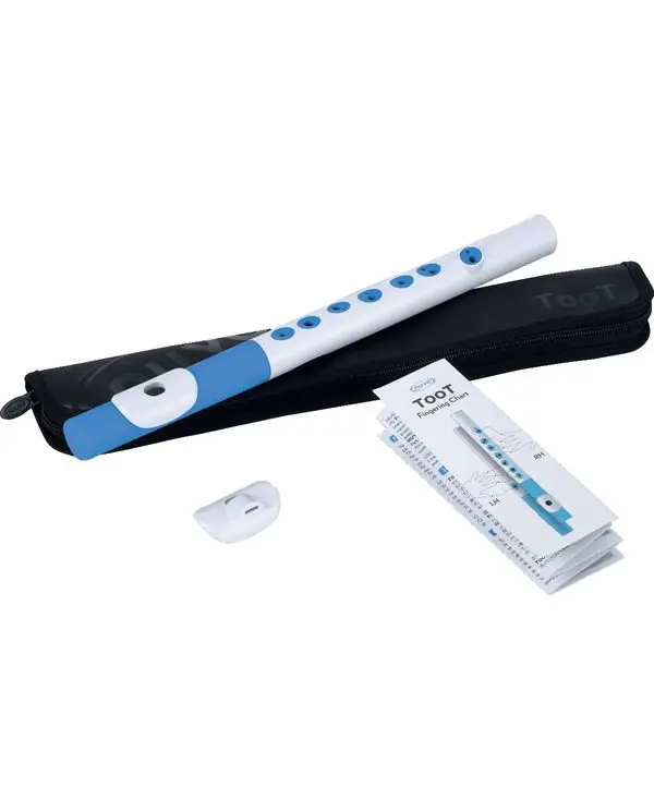 NUVO TOOT N430TWBL PETITE FLUTE TRAVERSIERE PLASTIQUE BLANCHE/BLEUE Vente Directe