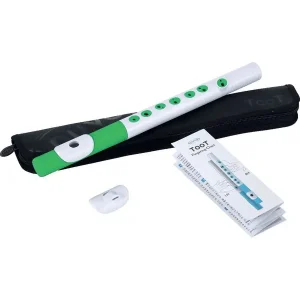 Satisfait Ou Remboursé NUVO TOOT N430TWGN PETITE FLUTE TRAVERSIERE PLASTIQUE BLANCHE/VERTE