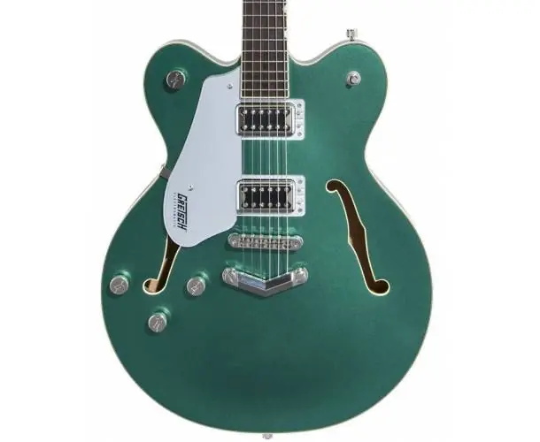 G5622LH ELECTROMATIC® CENTER BLOCK DOUBLE-CUT WITH V-STOPTAIL, LEFT-HANDED GEORGIA GREEN Offre Limitée