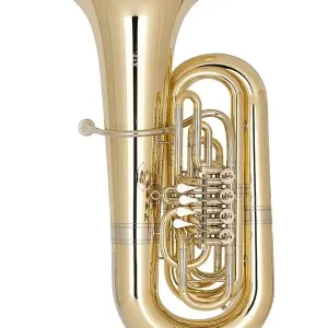 Commander Maintenant MIRAPHONE 496 "HAGEN" TUBA 5/4 SIB 4 PALETTES VERNI + Housse