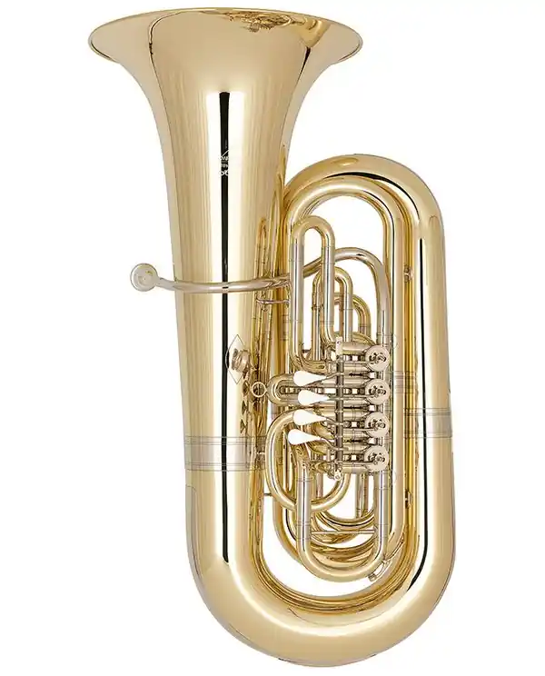 Commander Maintenant MIRAPHONE 496 "HAGEN" TUBA 5/4 SIB 4 PALETTES VERNI + Housse