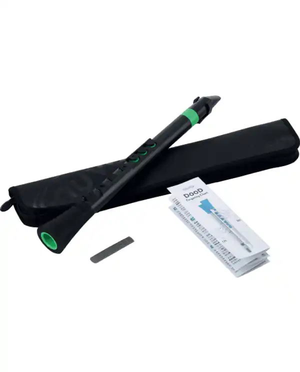 Haute Qualité NUVO DOOD N415DBGN PETITE CLARINETTE PLASTIQUE NOIRE/VERTE