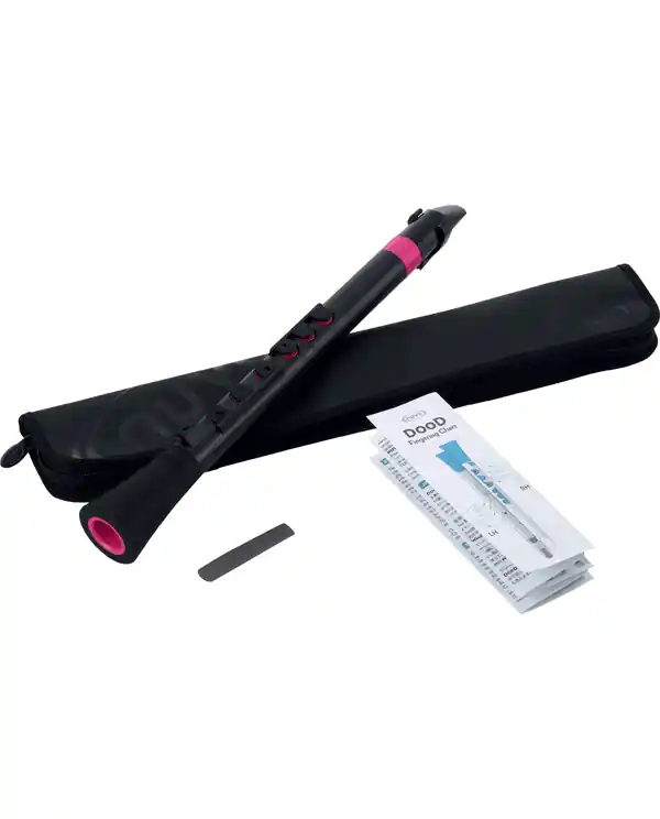 NUVO DOOD N415DBPK PETITE CLARINETTE PLASTIQUE NOIRE/ROSE Promotion