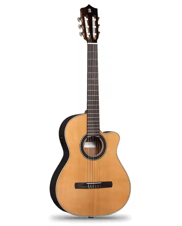 Certifié ALHAMBRA CS-LR CW E1 Serie S GUITARE CLASSIQUE ELECTRO avec housse