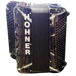 HOHNER FUN STAR 120 BASSES ACCORDEON NOIR TAG GRIS Solde