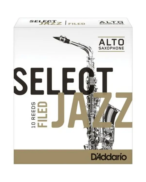 Prix Bas D‘ADDARIO ORGANIC SELECT JAZZ "FILED" ANCHES SAXOPHONE ALTO 2 HARD