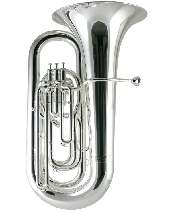 Meilleur Prix BESSON BE794 TUBA SIB 4 PISTONS ARGENTE + ETUI