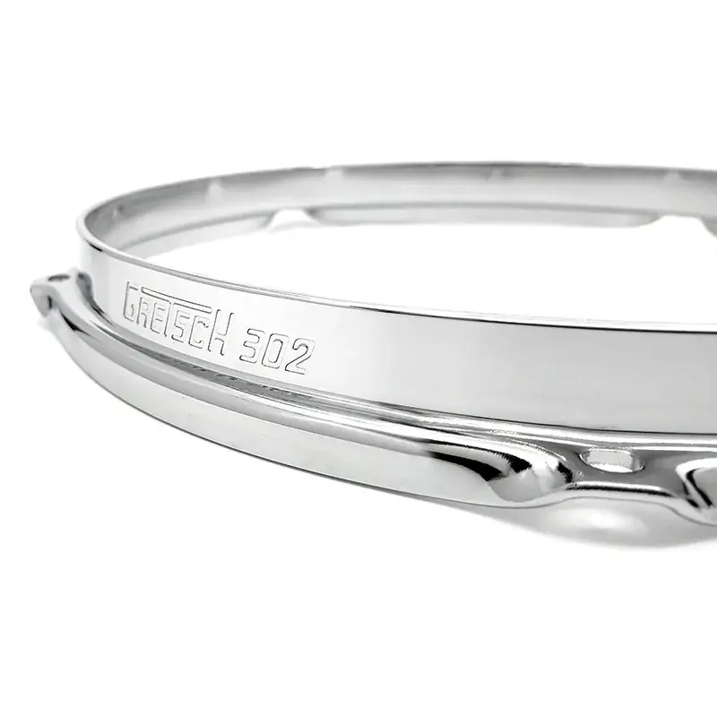 Cercle Gretsch 302 Double-Flanged Hoop 12" - 5 Tirants Expédié Aujourd'hui