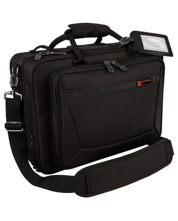 Haute Qualité PROTEC PB307CA ETUI CLARINETTE SIB AVEC POCHETTE PARTITION - NOIR