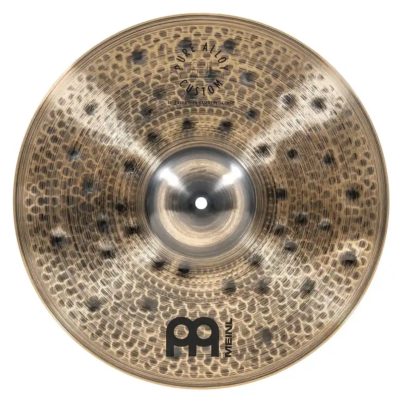 MEINL Pure Alloy Custom 16" Extra Thin Hammered Crash Paiement Sécurisé